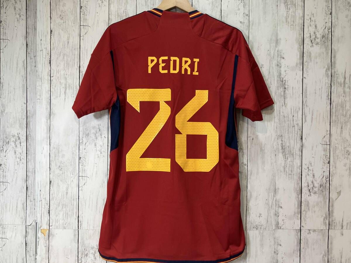 adidas アディダス スペイン代表 ペドリ ホーム ユニフォーム HL 1970 XL