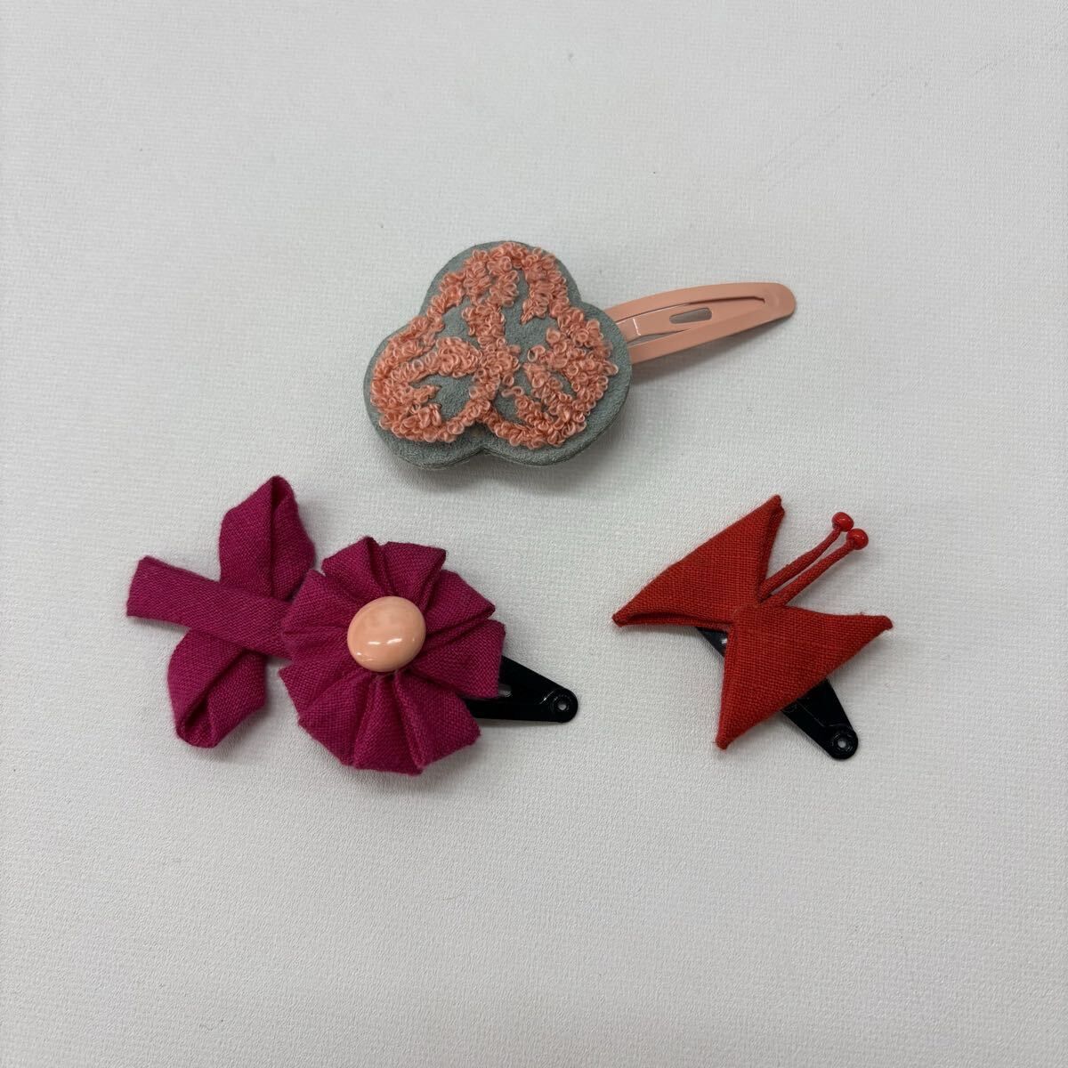 mina perhonen ミナペルホネン ヘアピン 3点 セット お花 蝶々 711