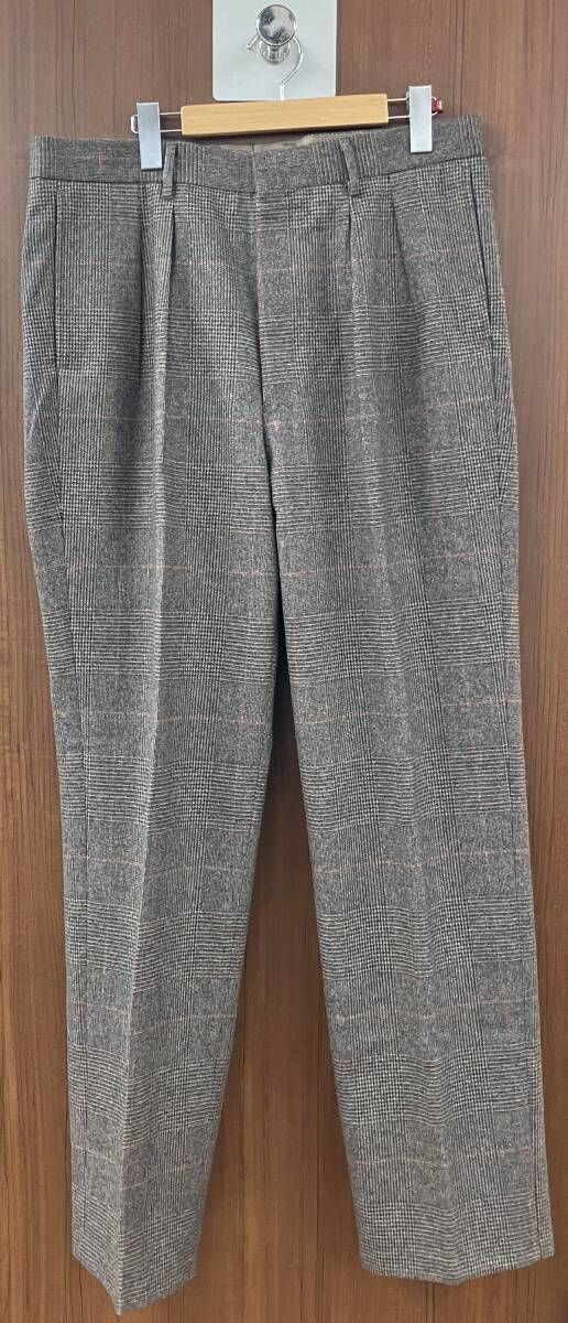 FOX FLANNEL ウールフランネルトラウザーズ サイズ50 61 04 25 04001 トゥモローランド ウールパンツ