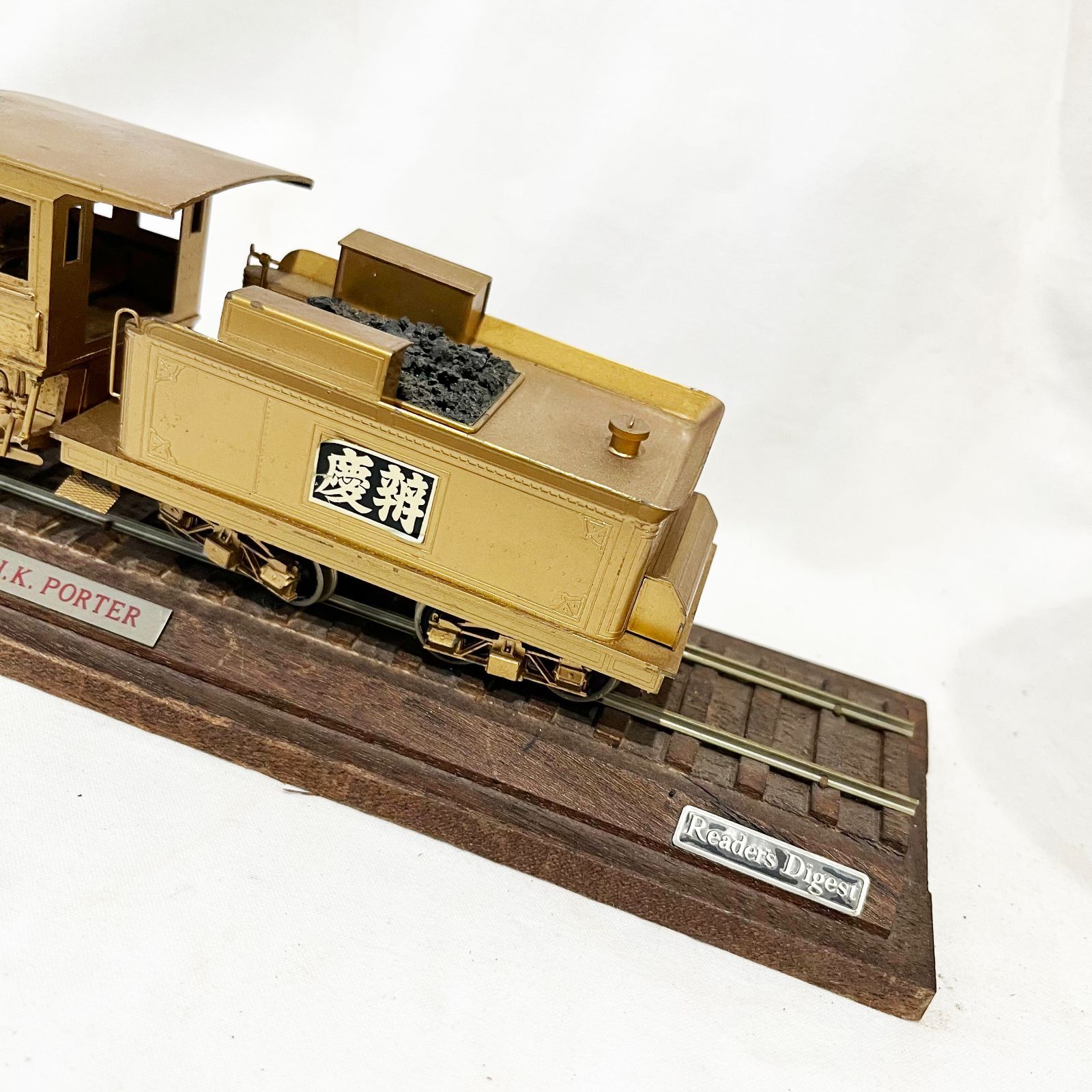 弁慶号 蒸気機関車 鉄道模型 H.K.PORTER 金属製 ディスプレイモデル