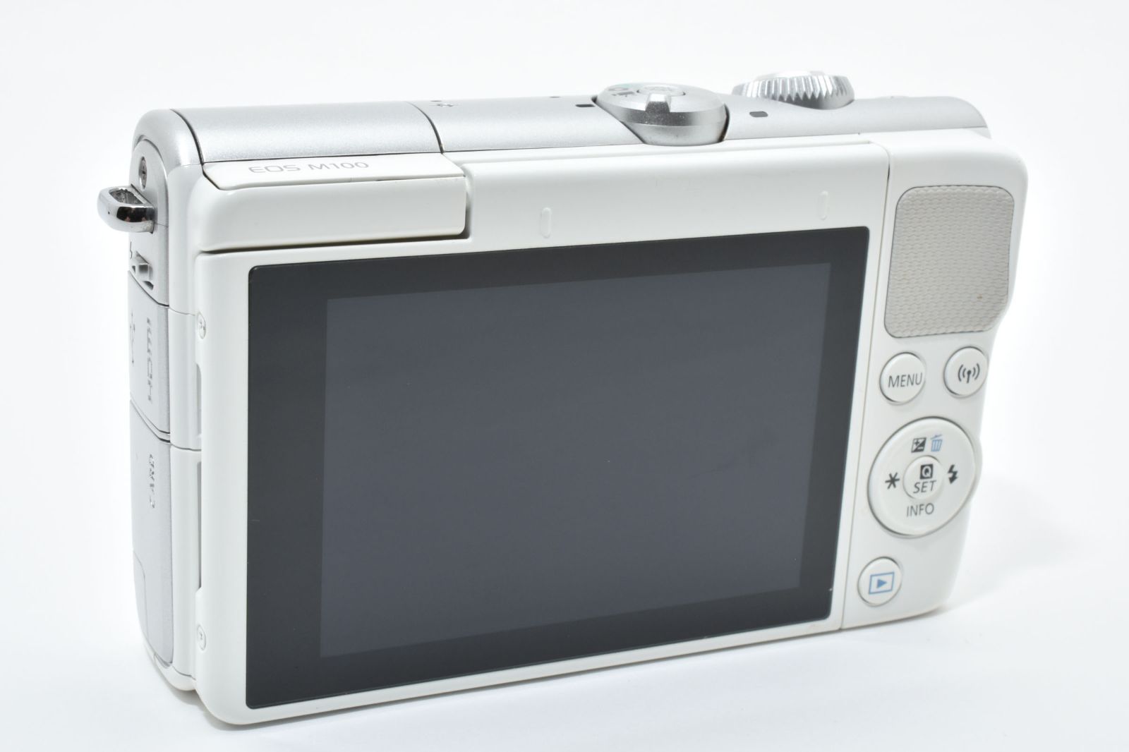  Canon EOS M 100 ホワイト バッテリーチャージャーセット ミラーレス一眼 デジタルカメラ