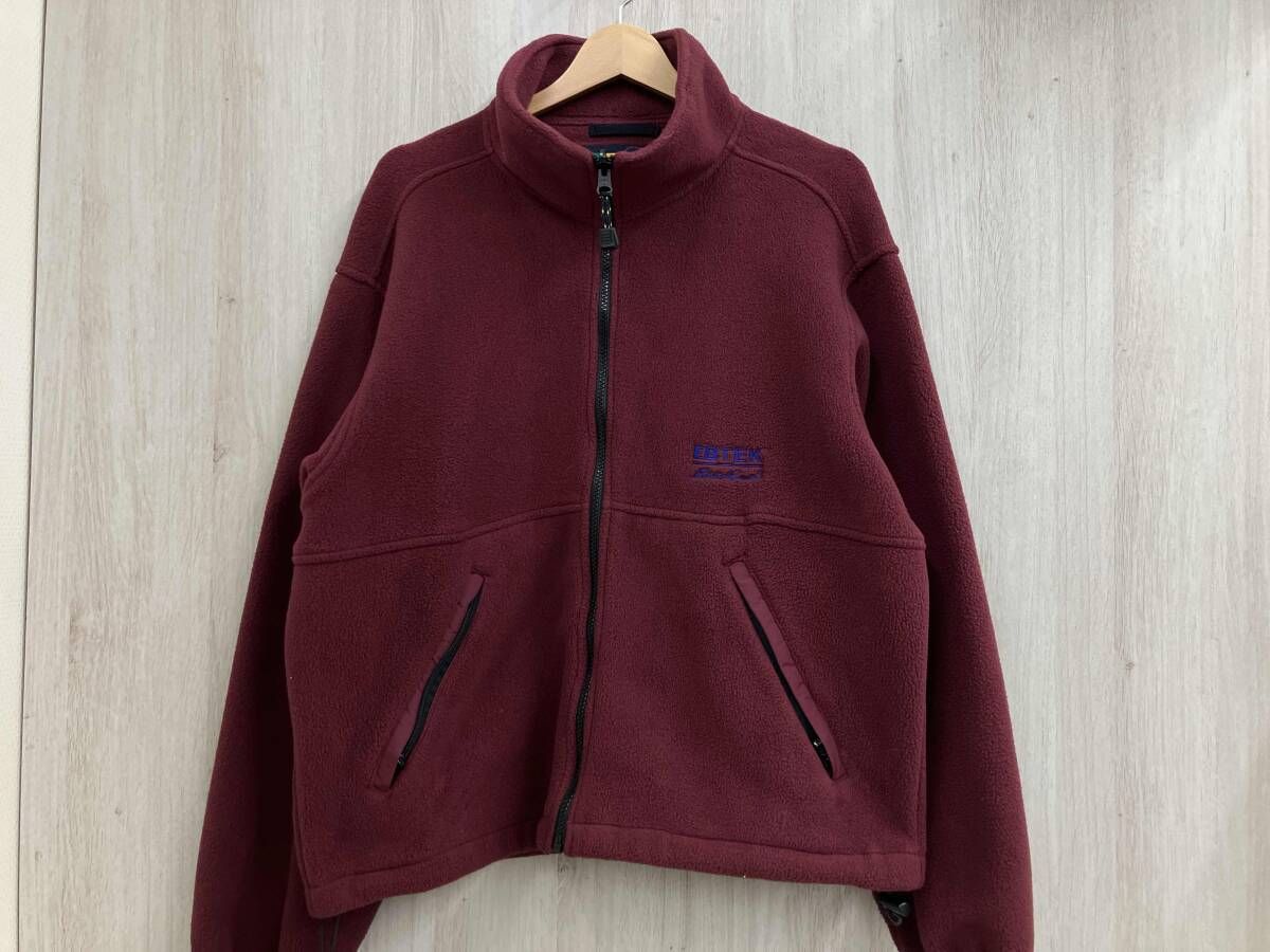 Eddie bauer EBTEK 米国製 フリ-ス C-TK8689 エンジ色 Sサイズ