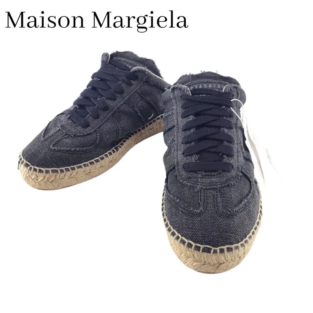 Maison Margiela メゾンマルジェラ スニーカーサンダル デニム生地 ダークグレー 37