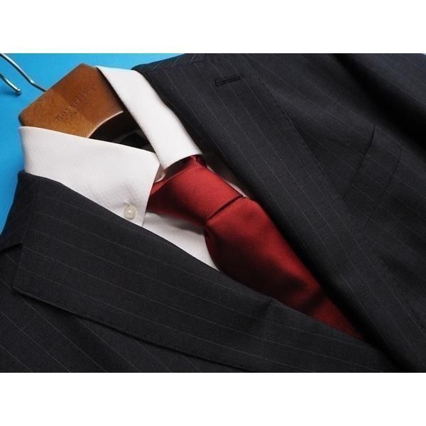 新品8.6万円 大手百貨店扱い 秋冬『Gledhill ジョンフォスター 英国製生地』ウール100% 綾織 スーツA4濃灰(C) 1001271