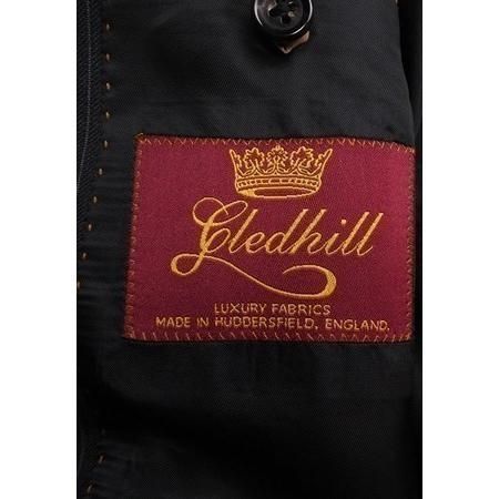 新品8.6万円 大手百貨店扱い 秋冬『Gledhill ジョンフォスター 英国製生地』ウール100% 綾織 スーツA4濃灰(C) 1001271
