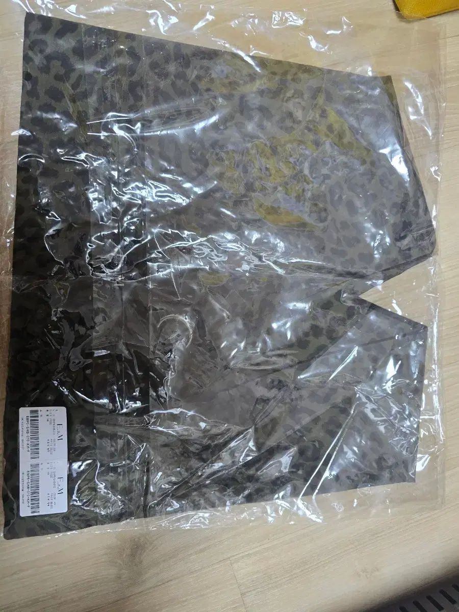 ebm ヴィンテージ レオパード エコバッグ モブ カーキ