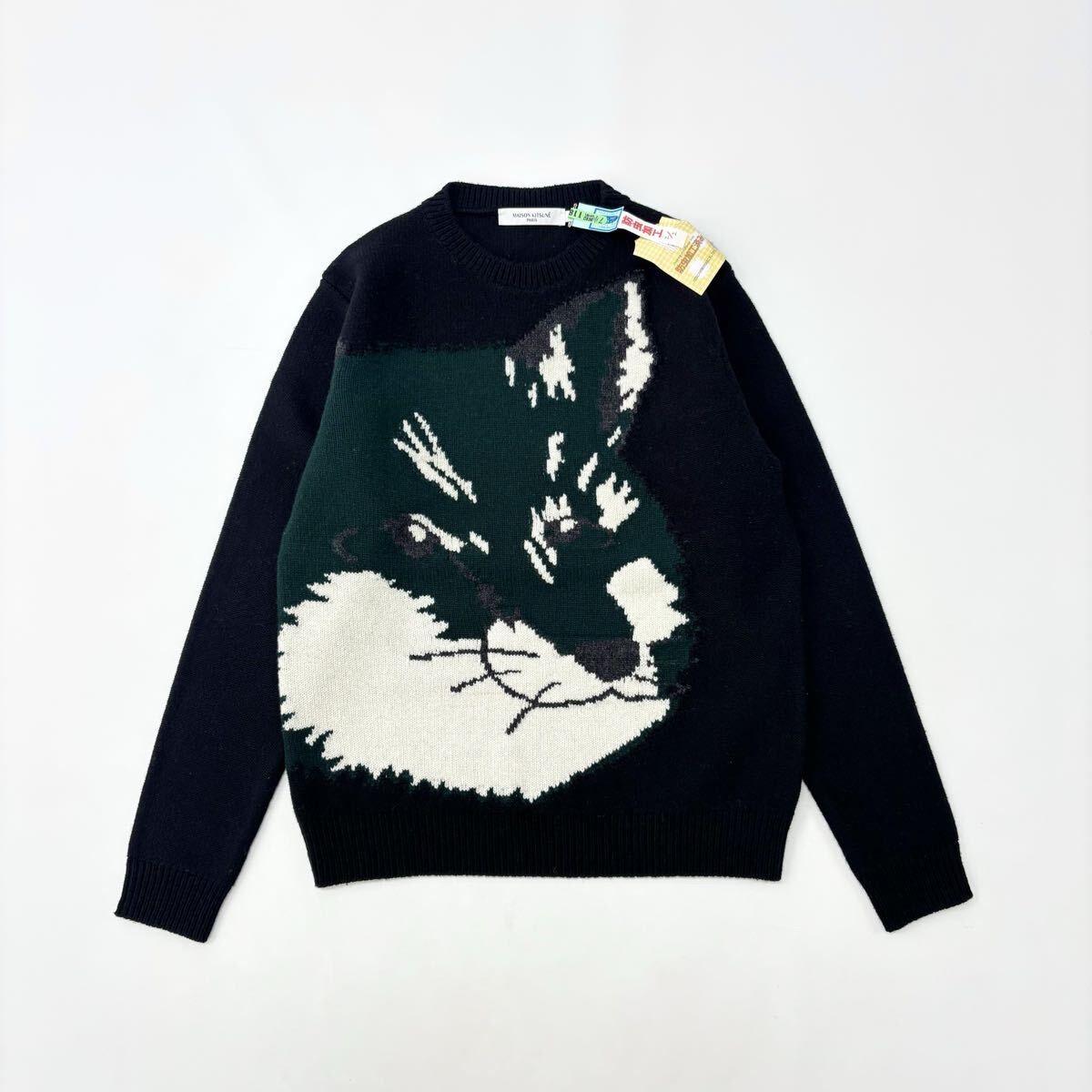 MAISON KITSUNE メゾン キツネ BIG FOX HEAD PULLOVER JM00527KT1006