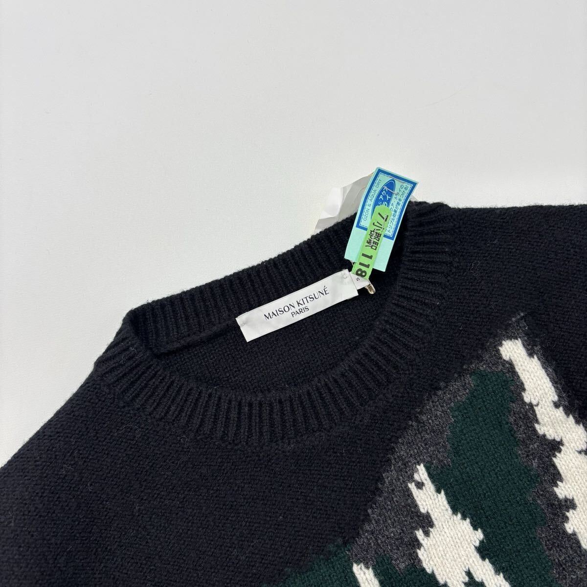 MAISON KITSUNE メゾン キツネ BIG FOX HEAD PULLOVER JM00527KT1006 