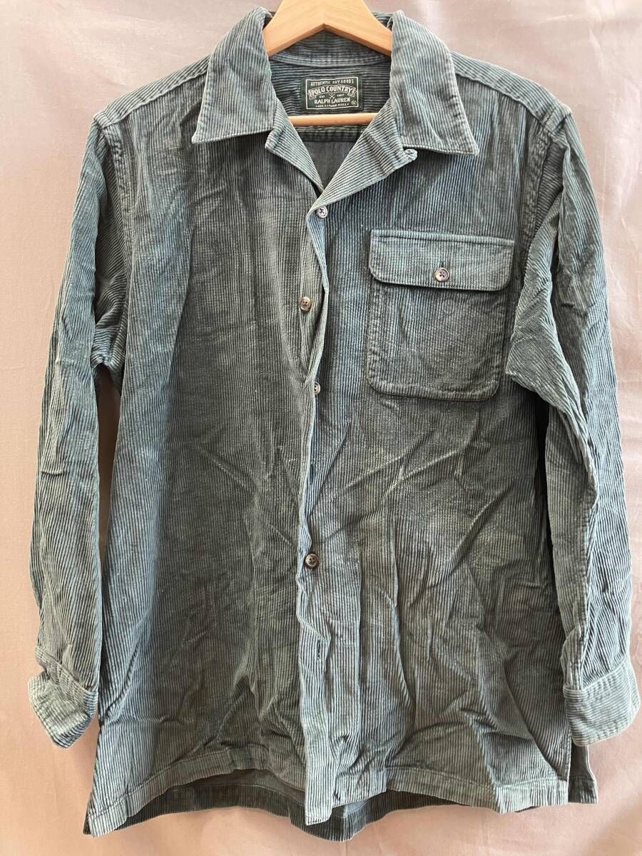 POLO COUNTRY/ポロカントリー/90s/コーデュロイシャツ/GRN/長袖 POLO COUNTRY/ポロカントリー/90s/コーデュロイシャツ/GRN/長袖