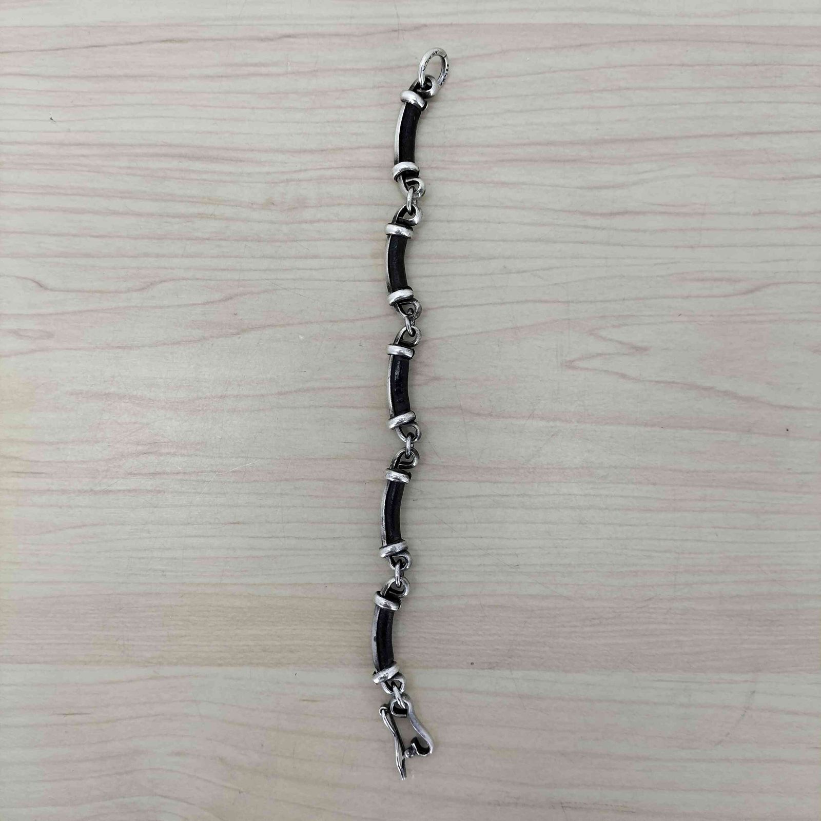 メキシカンシルバー Mexican Silver MEXICO 925 刻印 レザー コンビ