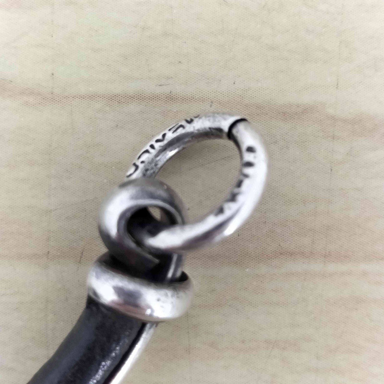 メキシカンシルバー Mexican Silver MEXICO 925 刻印 レザー コンビ