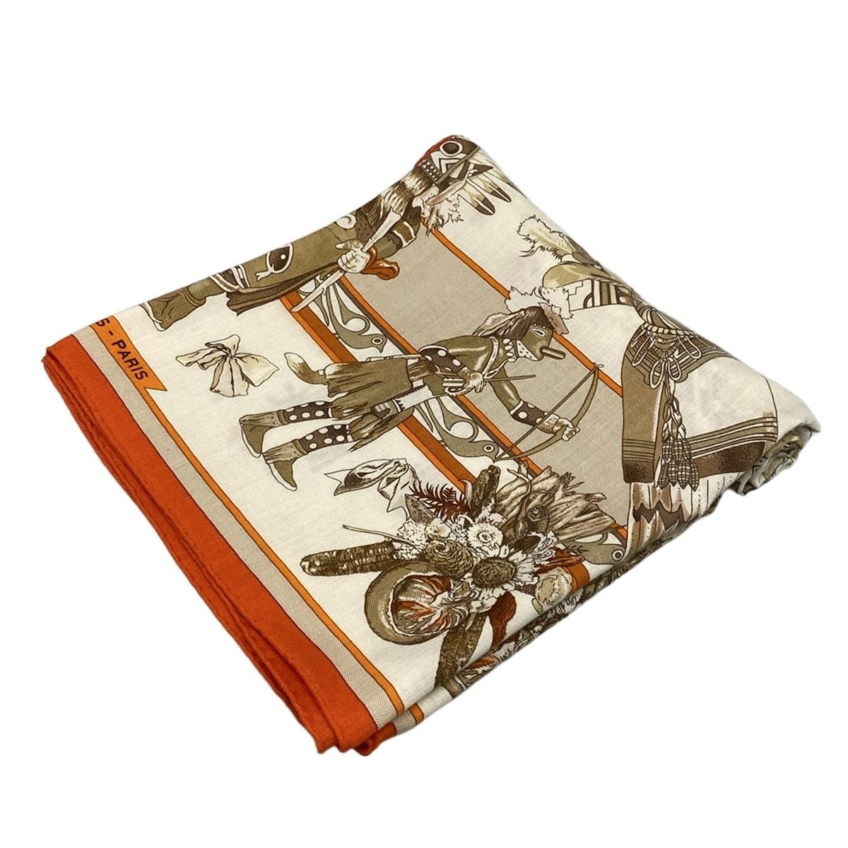 HERMES(エルメス) ストール(ショール)美品 カレジェアン/ショールカレ