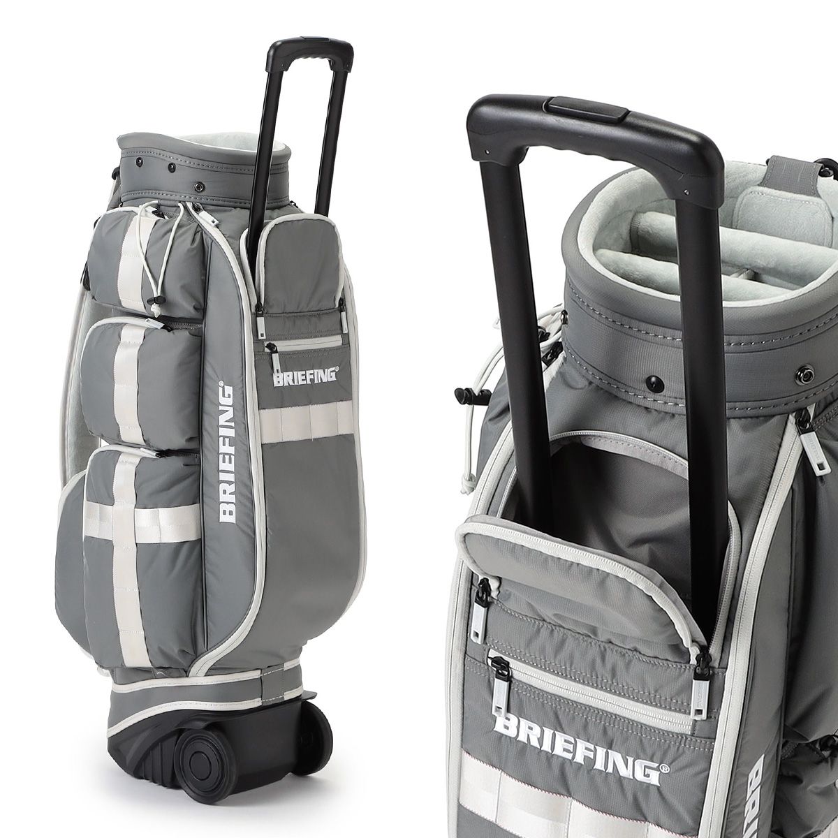 ブリーフィング ゴルフ キャディバッグ CR 6 CASTER 自立式 8 5型 5分割 CSシリーズ 軽量 BRIEFING GOLF CS SERIES CR6 BRG251D02 スパイクシューズ ゴルフバッグ キャディバッグ ゴルフ