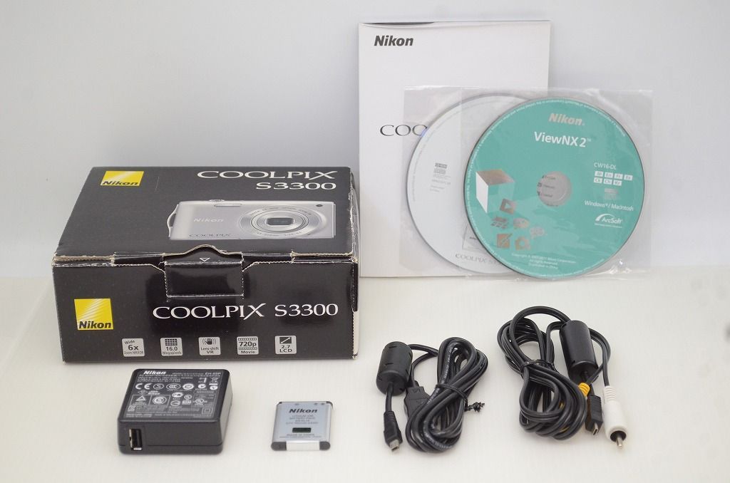 良品 Nikon ニコン COOLPIX S3300 コンパクトデジタルカメラ