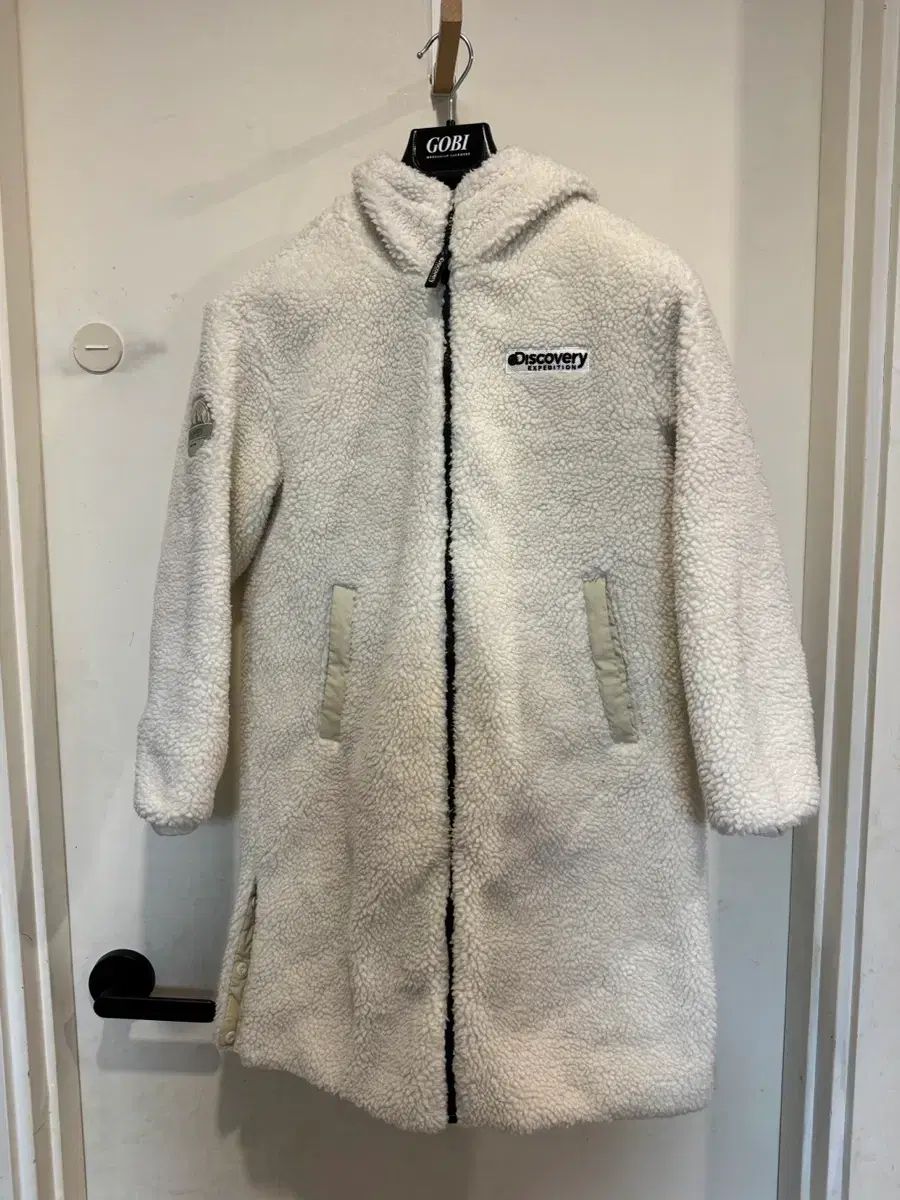 DISCOVERY キッズ フリース ダウンジャケット ロング丈