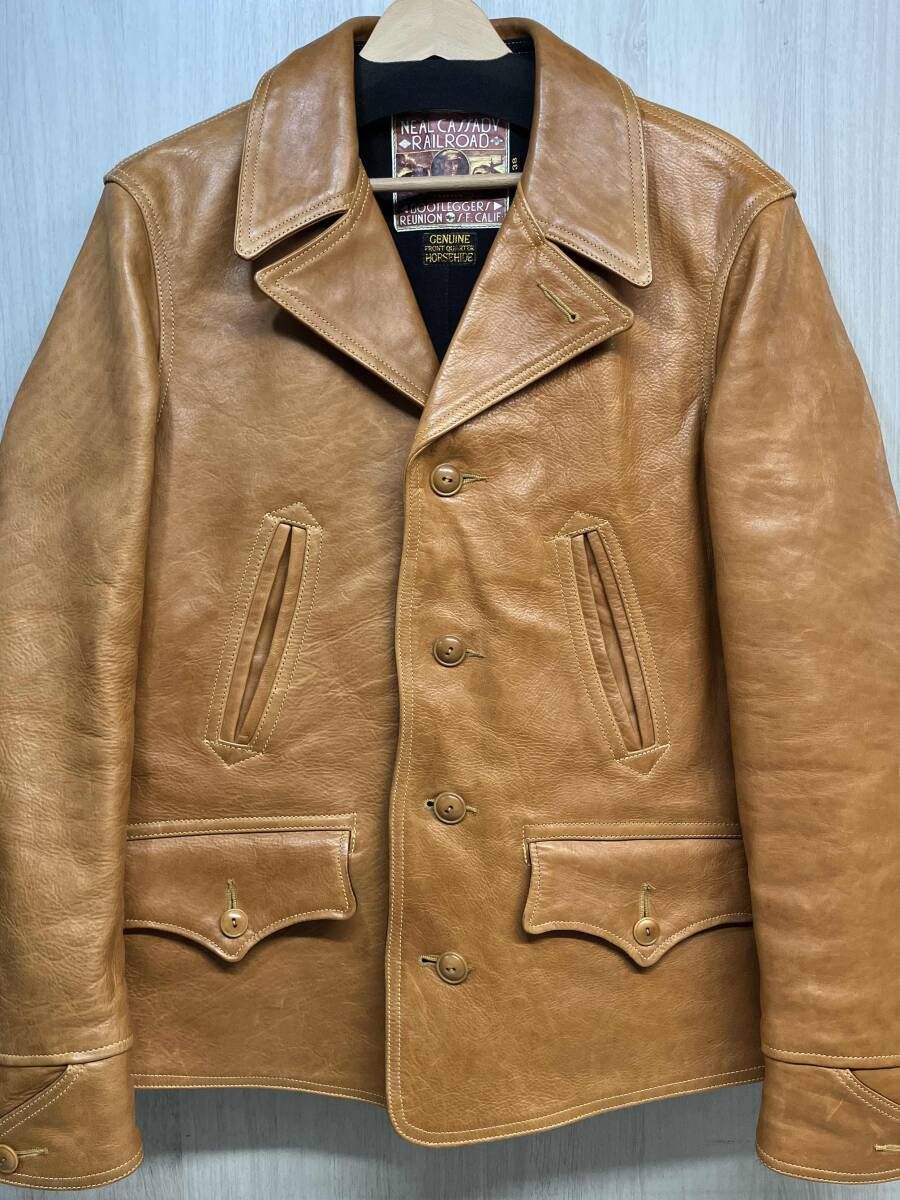FREEWHEELERS BOOTLEGGERS SWITCHYARD COAT 本革 レザー カバーオール