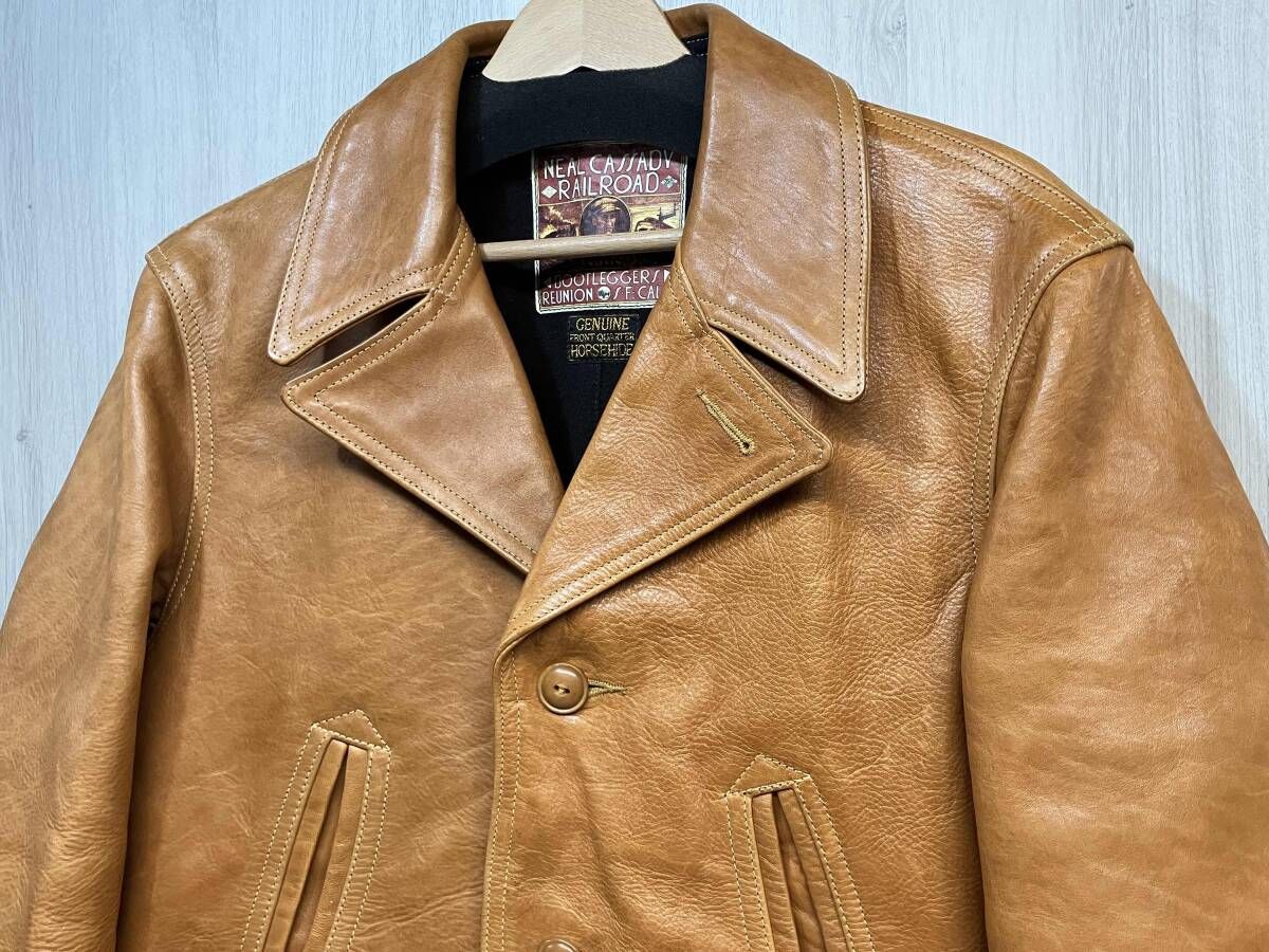 FREEWHEELERS BOOTLEGGERS SWITCHYARD COAT 本革 レザー カバーオール