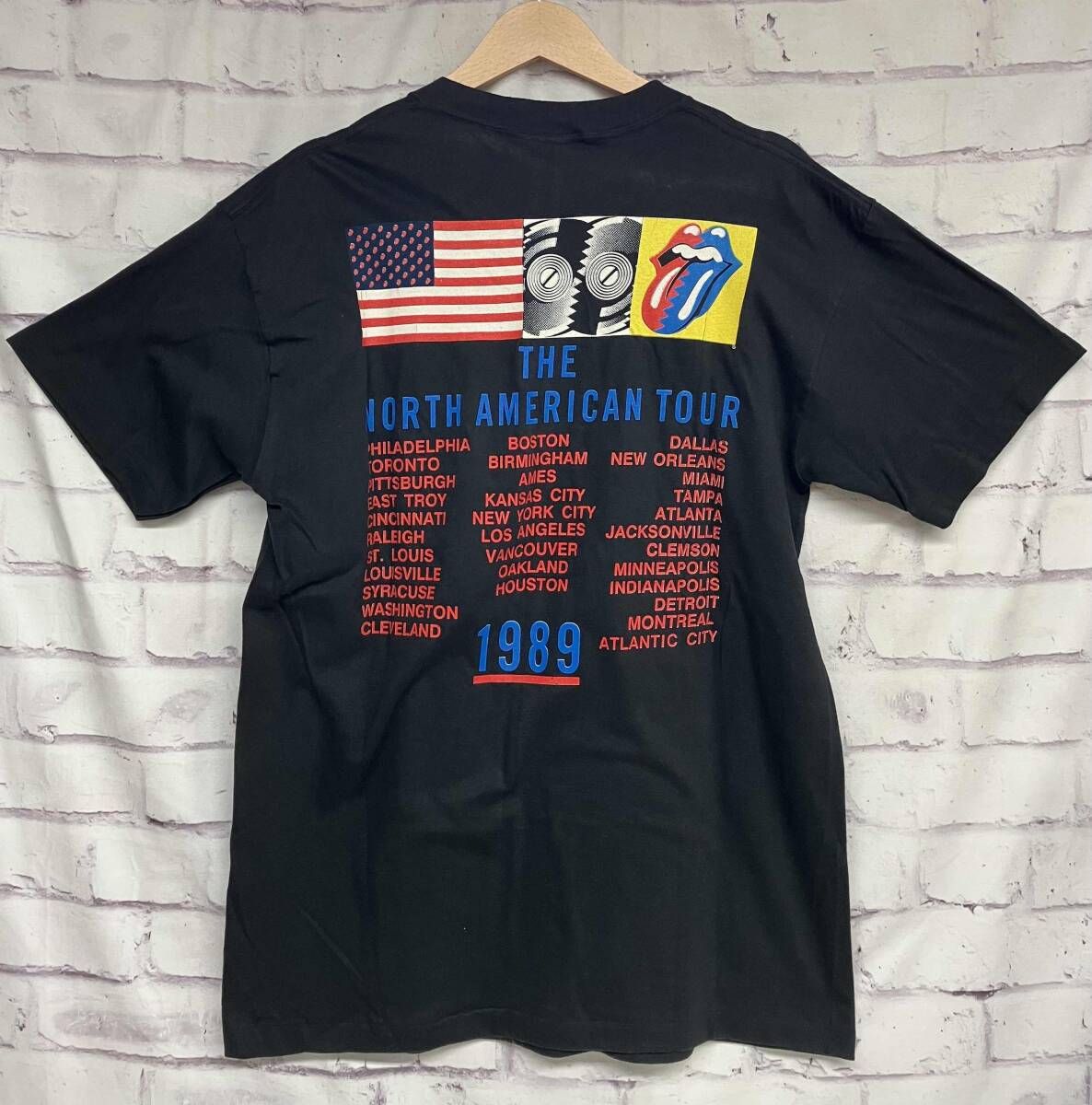 80s】THE ROLLING STONES ローリングストーンズ 89tour バンドTシャツ