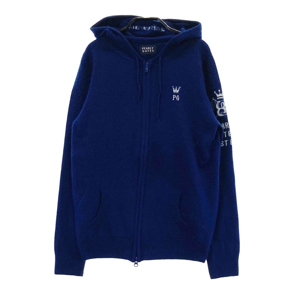 サイズ：2 PEARLY GATES パーリーゲイツ カシミヤ ニット ジップ