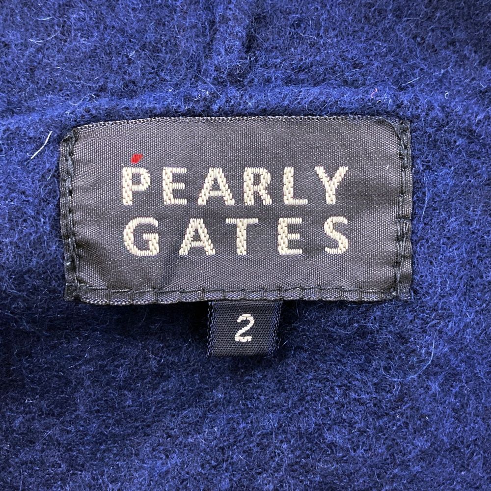 サイズ：2 PEARLY GATES パーリーゲイツ カシミヤ ニット ジップ
