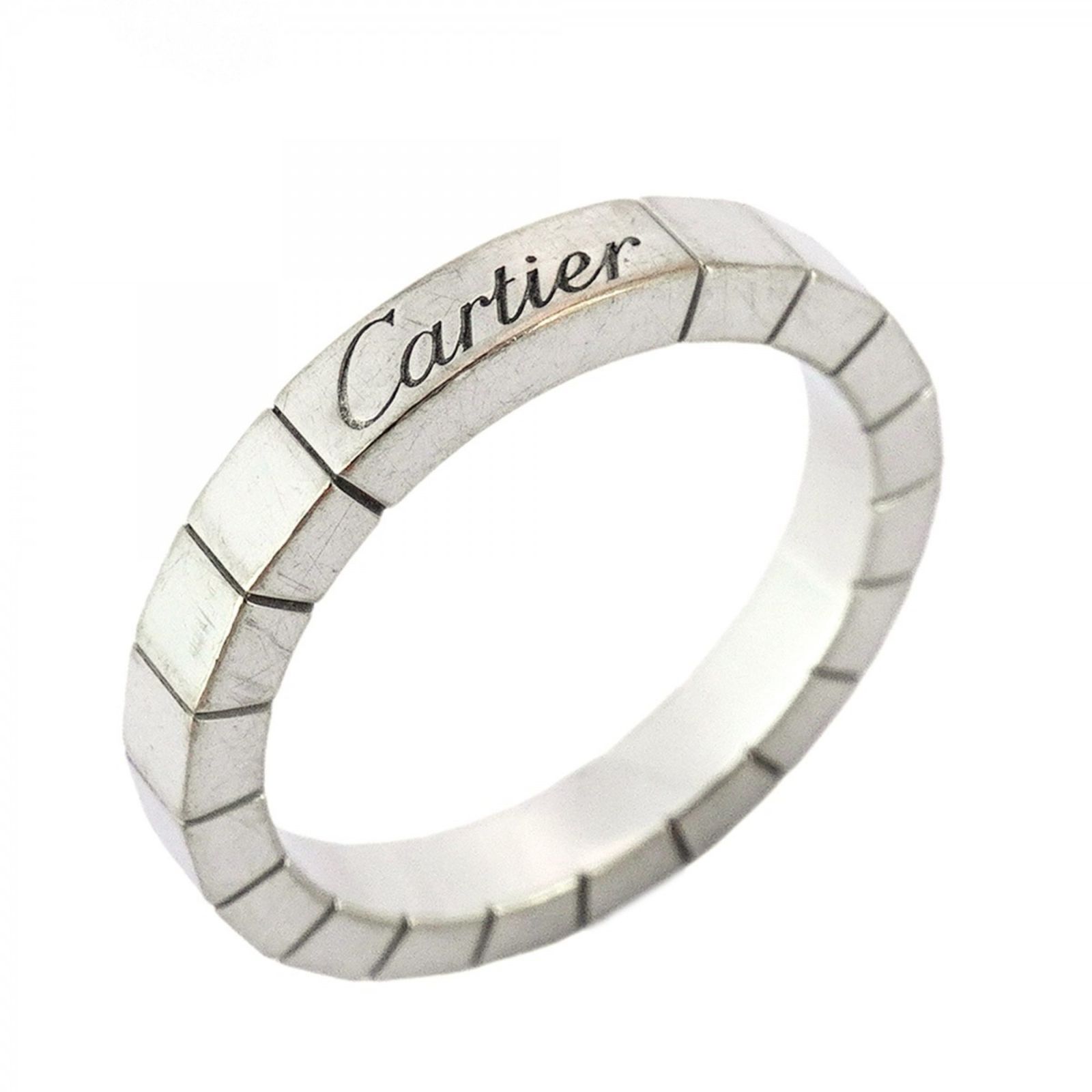 カルティエ Cartier リング ラニエール 18 KWG ホワイトゴールド ＃51レディース