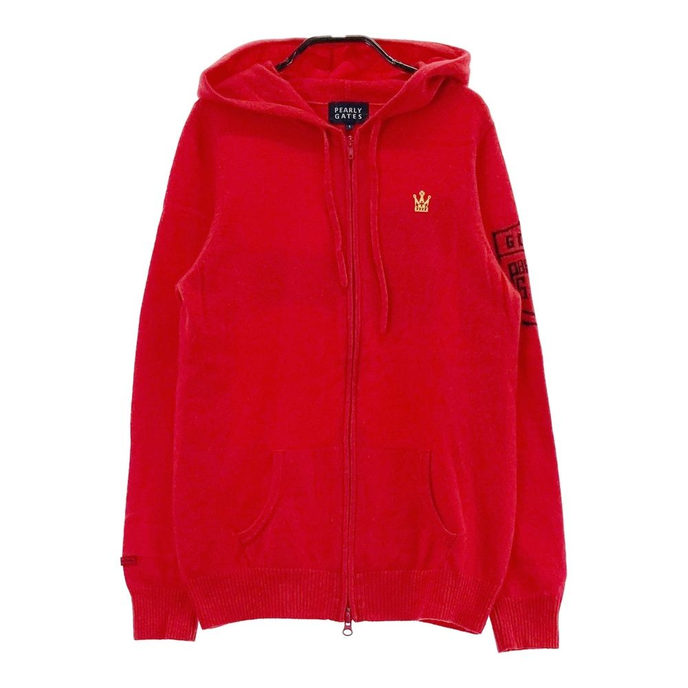 サイズ：1 PEARLY GATES パーリーゲイツ カシミヤ ニット ジップ