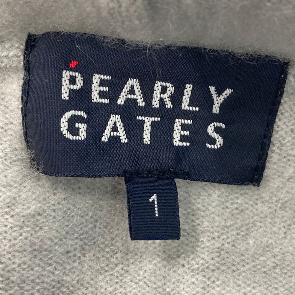 サイズ：1 PEARLY GATES パーリーゲイツ カシミヤ ニット ジップ