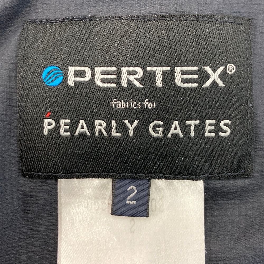 サイズ：2 PEARLY GATES パーリーゲイツ PERTEX ジップパーカー