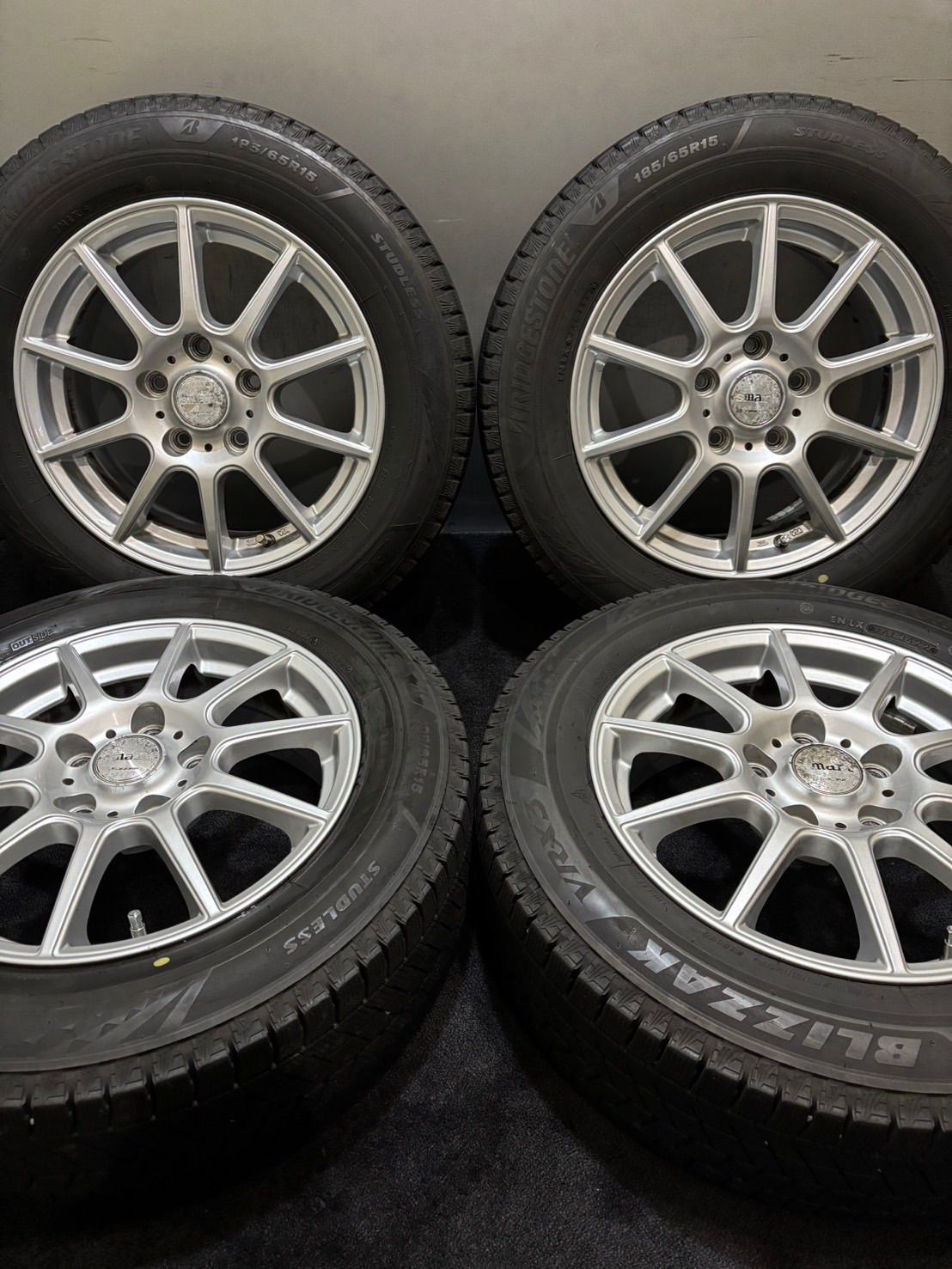 185 65 R 15 VRX 3 22年製 smart 15インチ 6 J 45 114 5 H スタッドレス 4本 フリード 南1 K 939