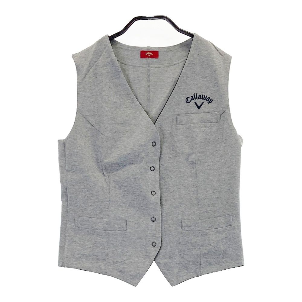 サイズ：M CALLAWAY キャロウェイ リバーシブル ベスト シアサッカー