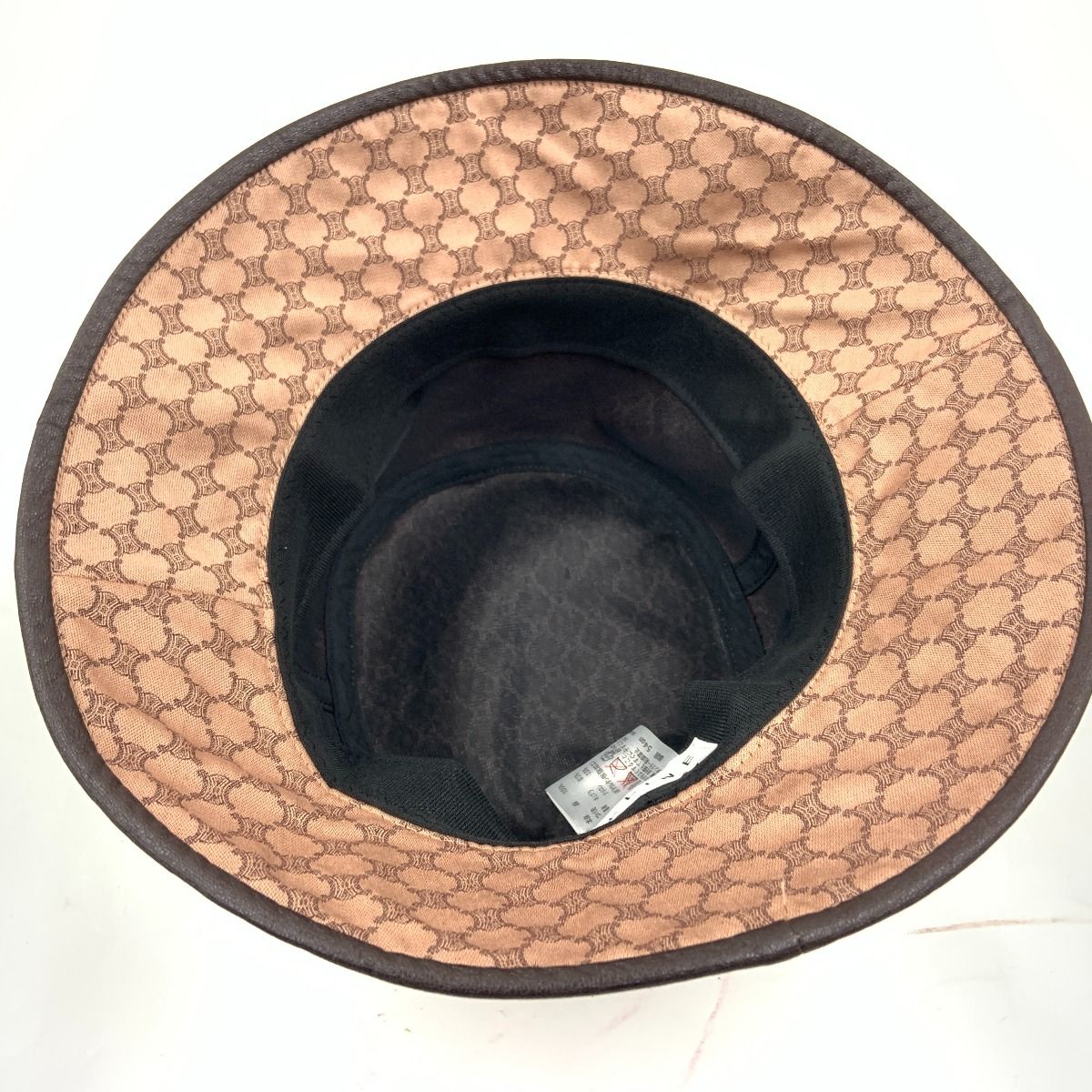 〇〇CELINE セリーヌ マカダム バケットハット オンワード 54cm 帽子