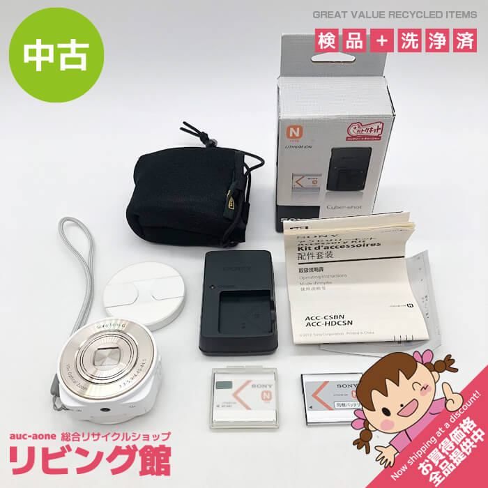 ss 8151 ソニー レンズスタイルカメラ DSC QX 10 ホワイト 充電器付き SONY Cyber shot レンズ型 デジカメ コンデジ 液晶なし 光学ズーム10倍 珍しい 変わったデジカメ