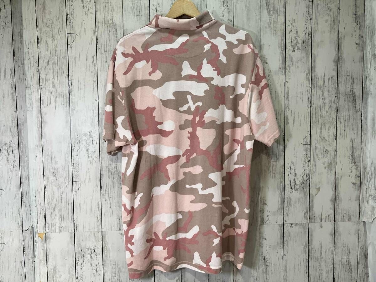 Supreme シュプリーム Washed Camo Polo 半袖ポロシャツ Lサイズ ストリート
