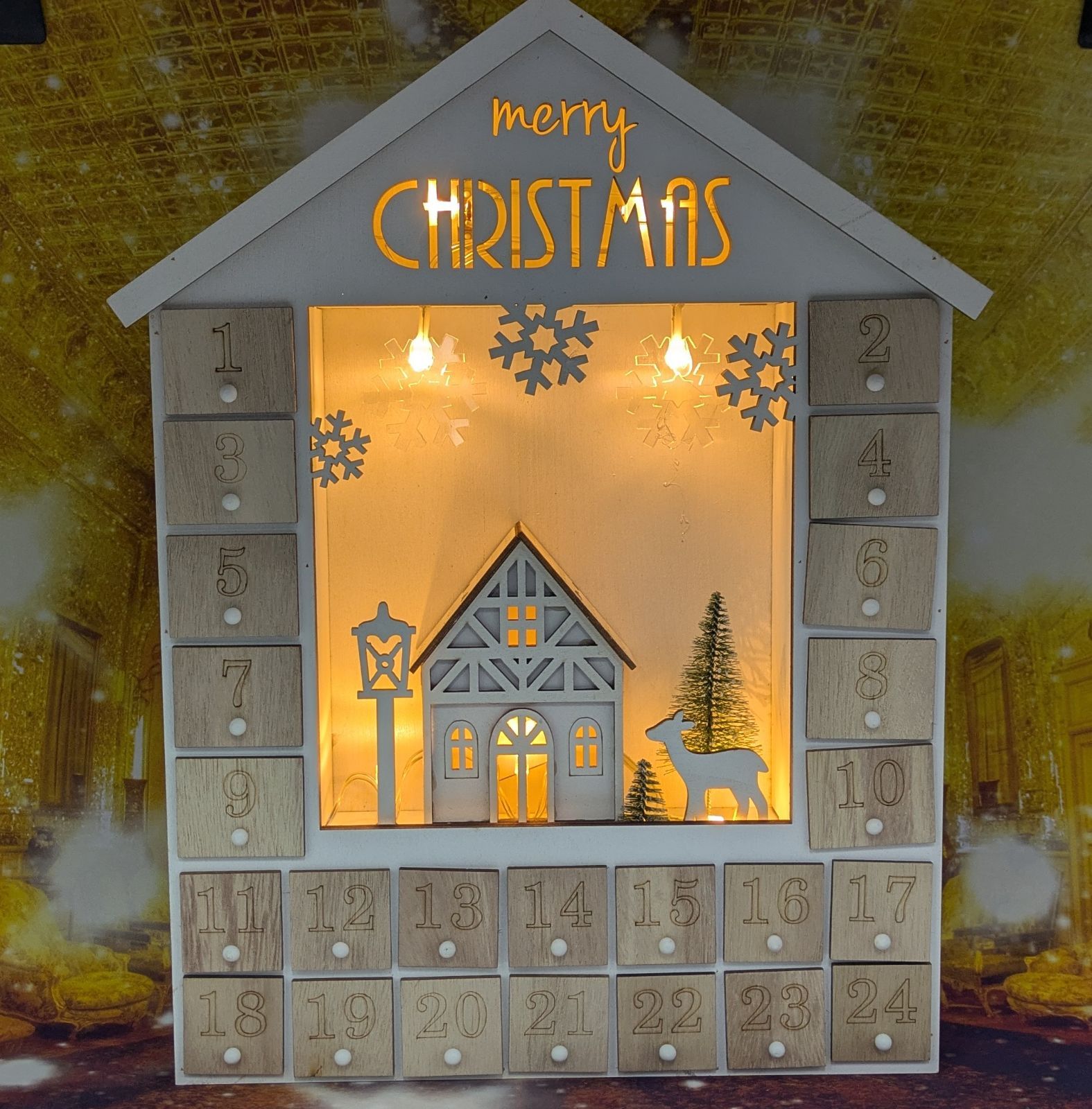 ハウス型 アドベントカレンダー