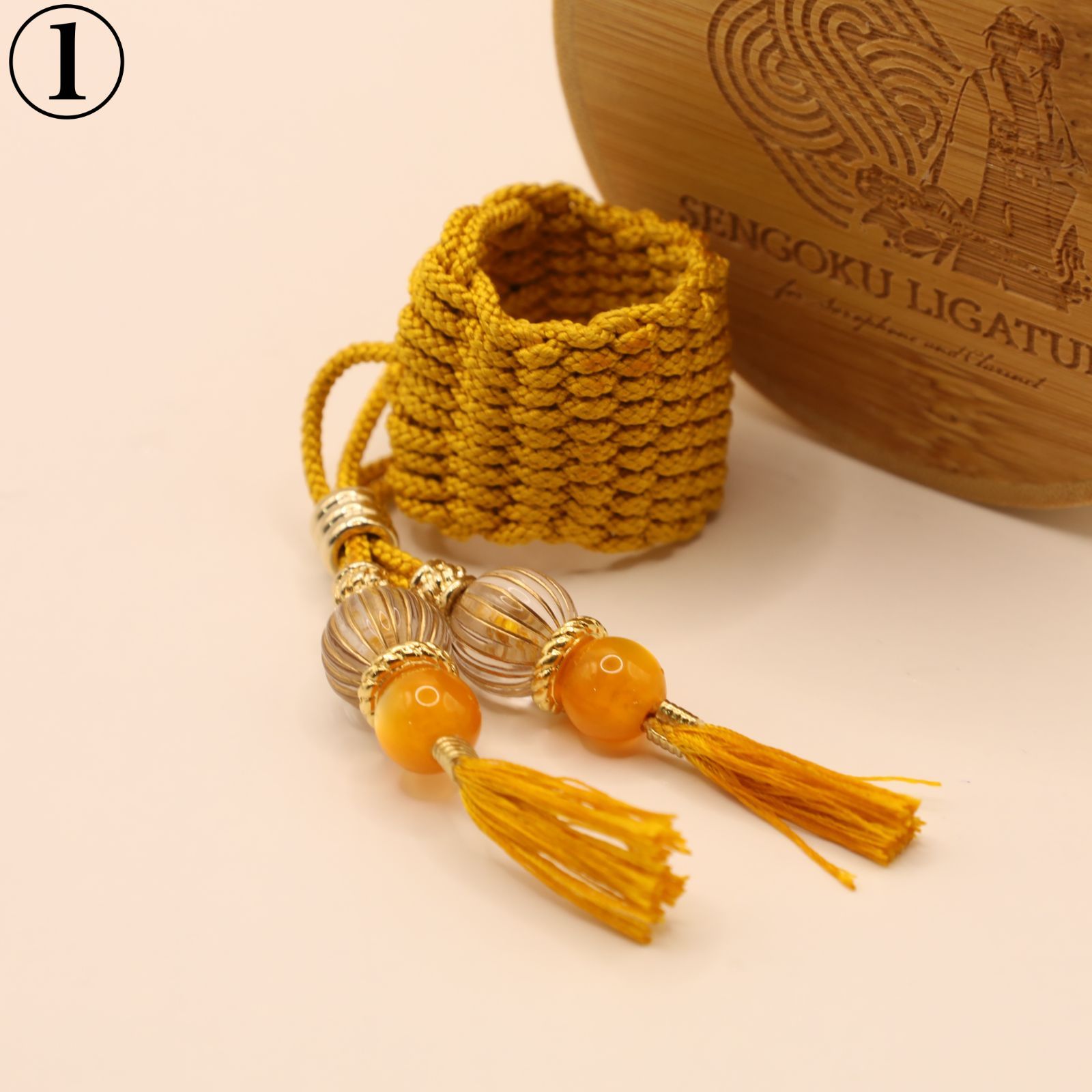 Sengoku Ligature Katsuie Yellow｜柴田勝家 Soprano Kabuki