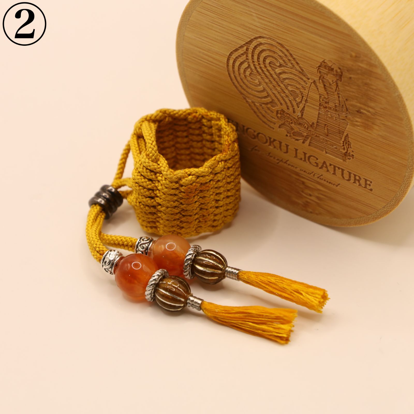 Sengoku Ligature Katsuie Yellow 柴田勝家 Soprano Kabuki