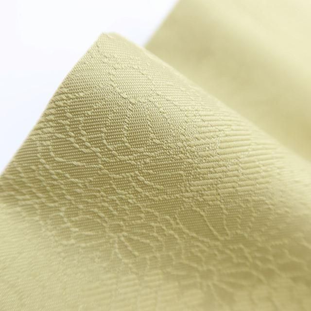 ✾まめ藤✾ 正絹 着物 自然にコントラストをつけて花開く木蘭色の菊 ”色無地 T-20