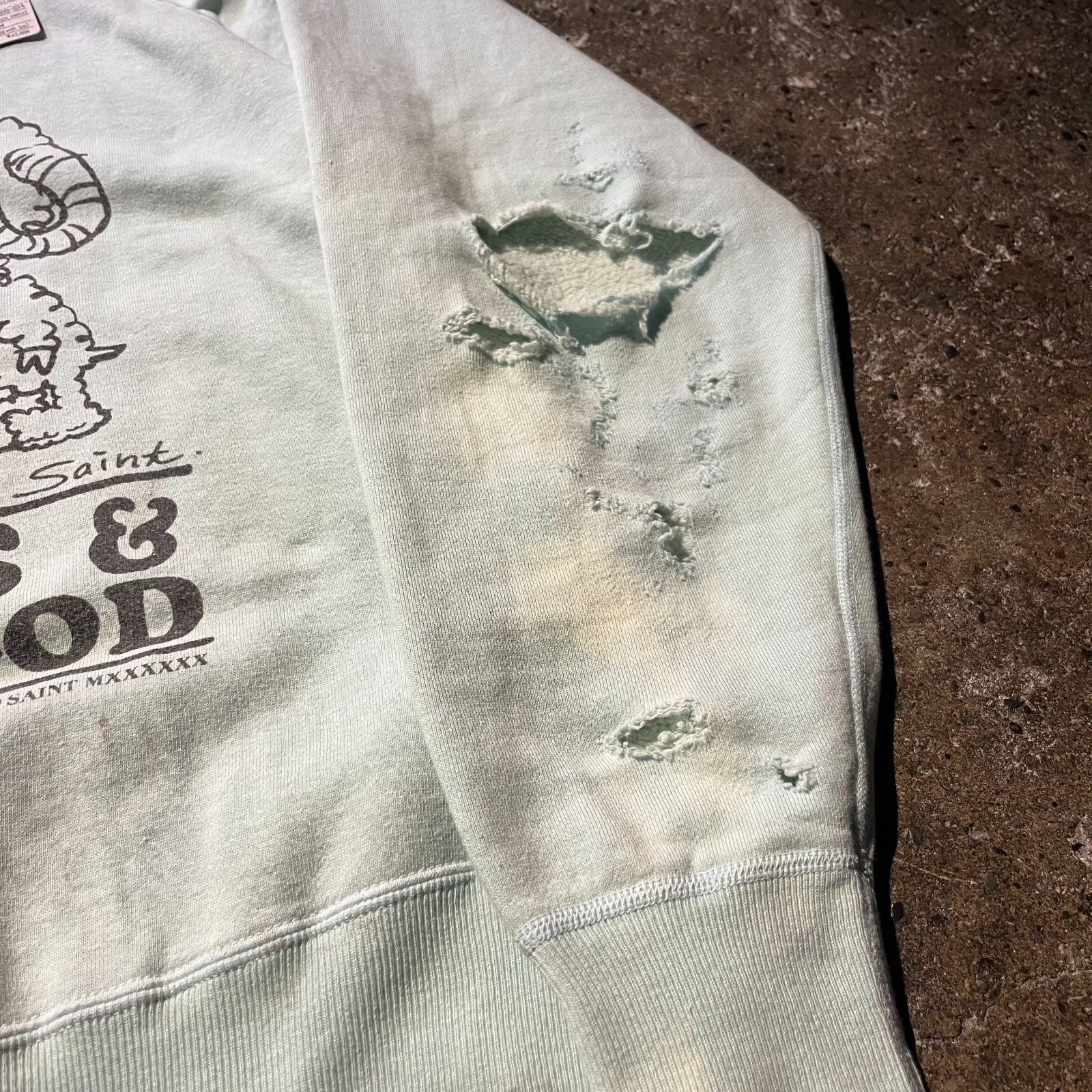 SAINT Mxxxxxx 23aw JESUS CREW NECK SWEAT M SAINT MICHAEL セント