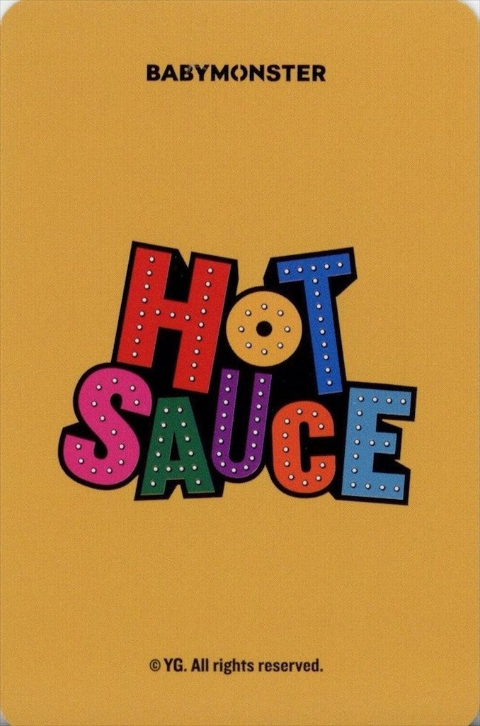BABYMONSTER BULK PACK AHYEON HOT SAUCE トレカ C VER. - メルカリ