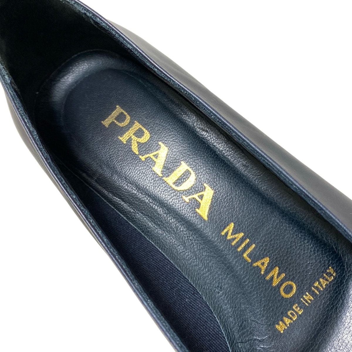 PRADA(プラダ) パンプス 351/2 レディース - ダークネイビー レザー