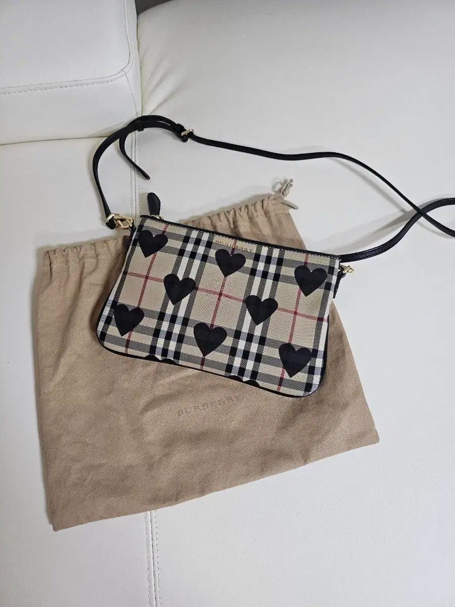 バーバリー ハート チェック ミニ クロスバック