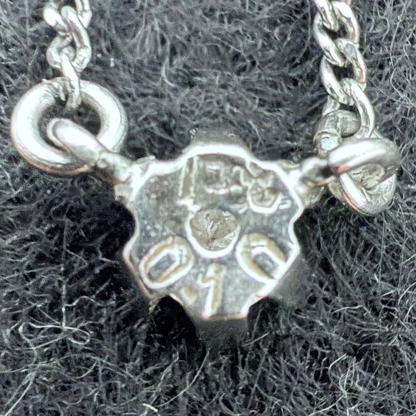 Pt850 ホールマーク ツバメマーク Pt 0.10 ペンダント ネックレス 2.71