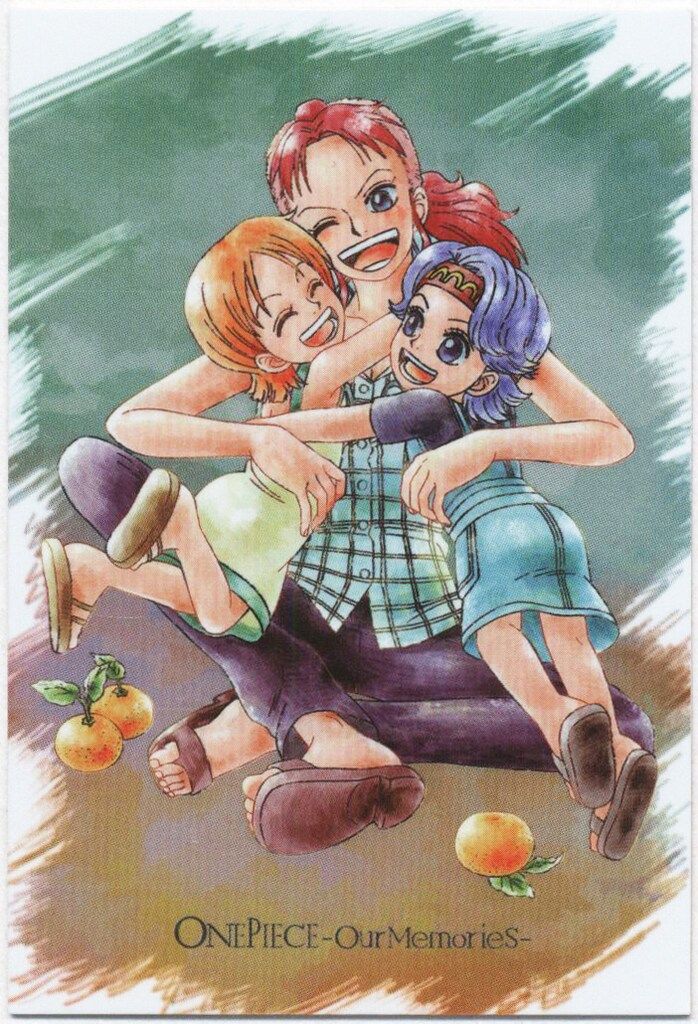 PSA10】ワンピース ウエハースカード ナミ&ノジコ&ベルメール PSA10