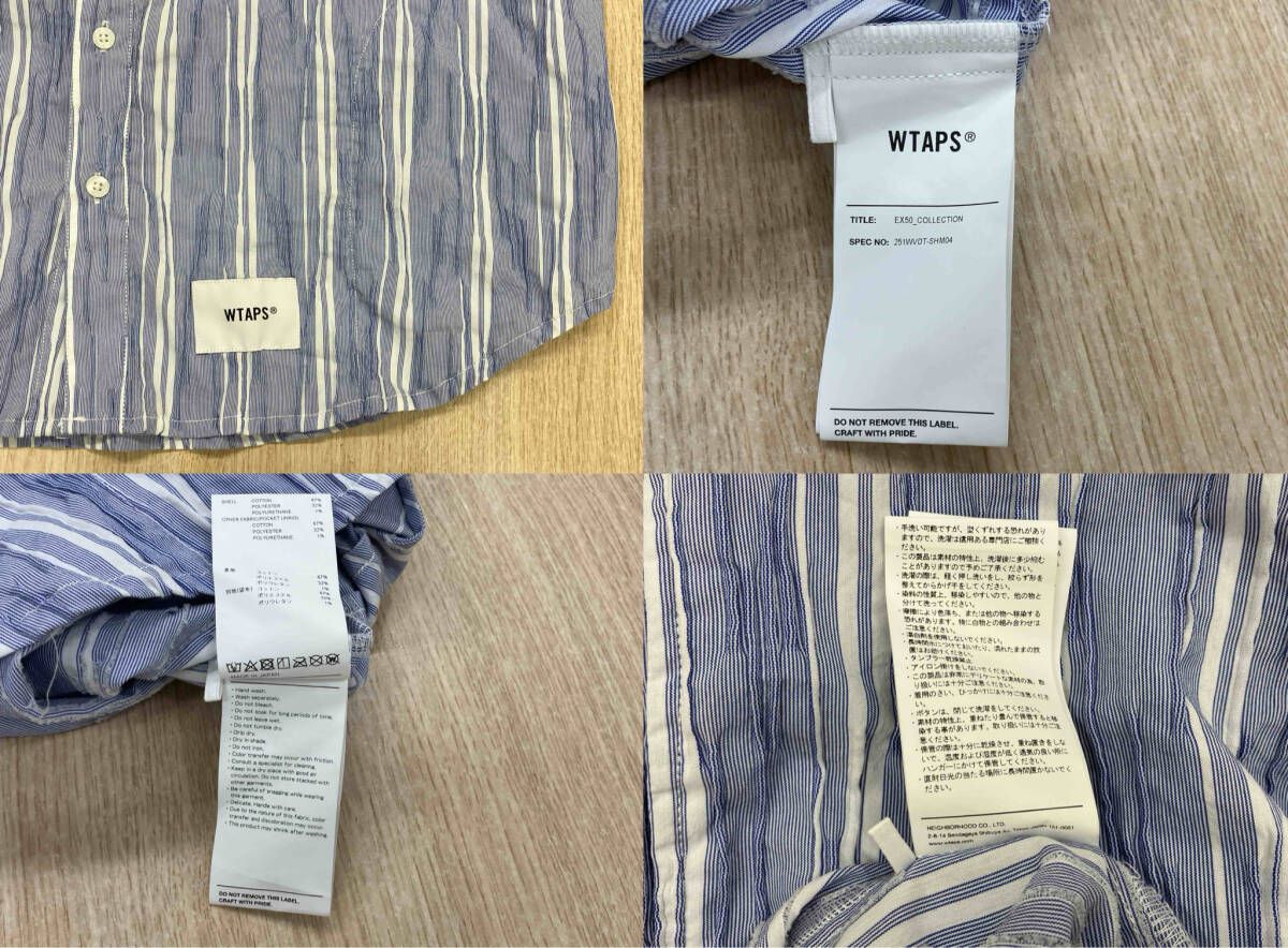 WTAPS ダブルタップス WCPO 02 LS CTPL. DOBBY. TEXTILE