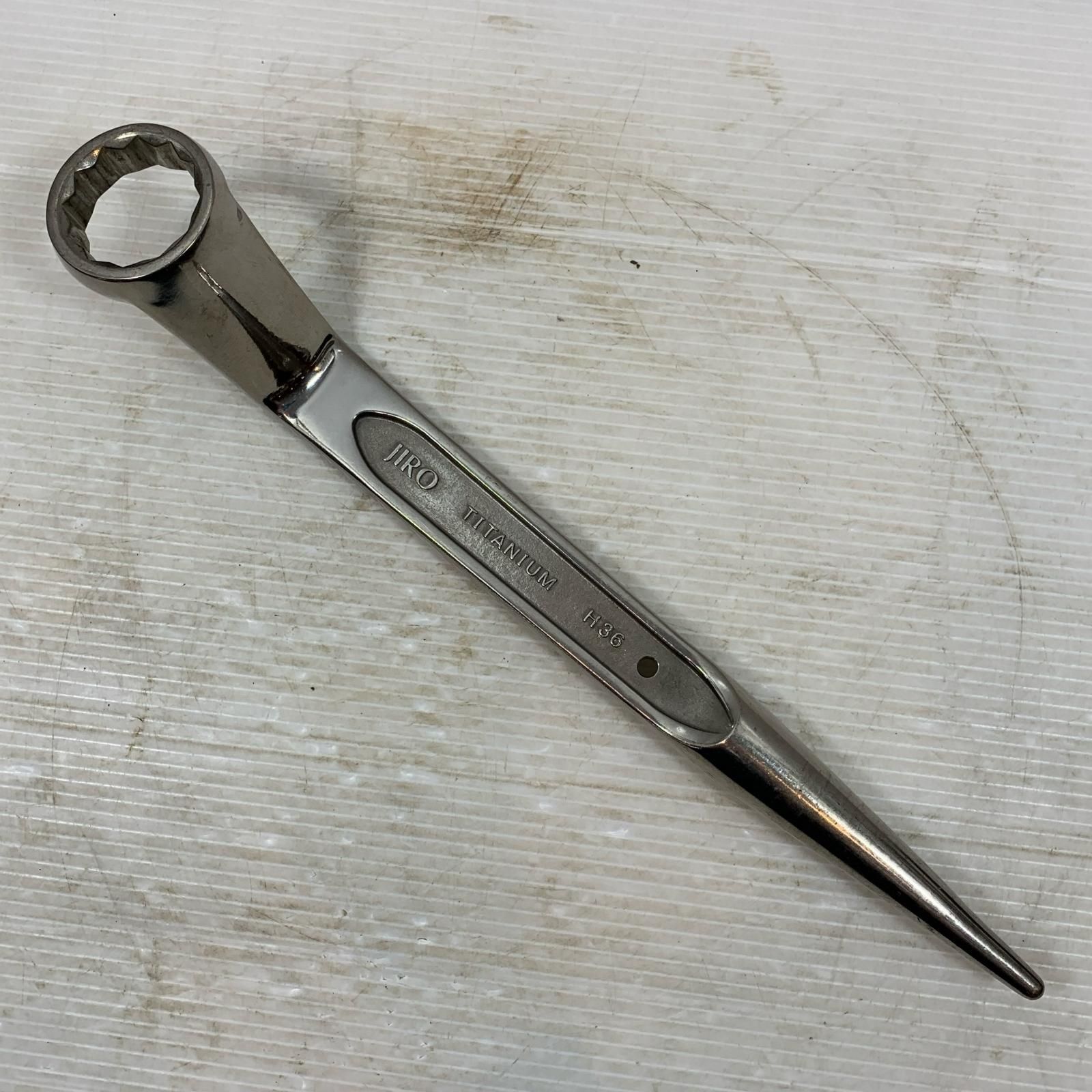 κκJIRO ハンドツール 片口メガネレンチ M 22-H 36