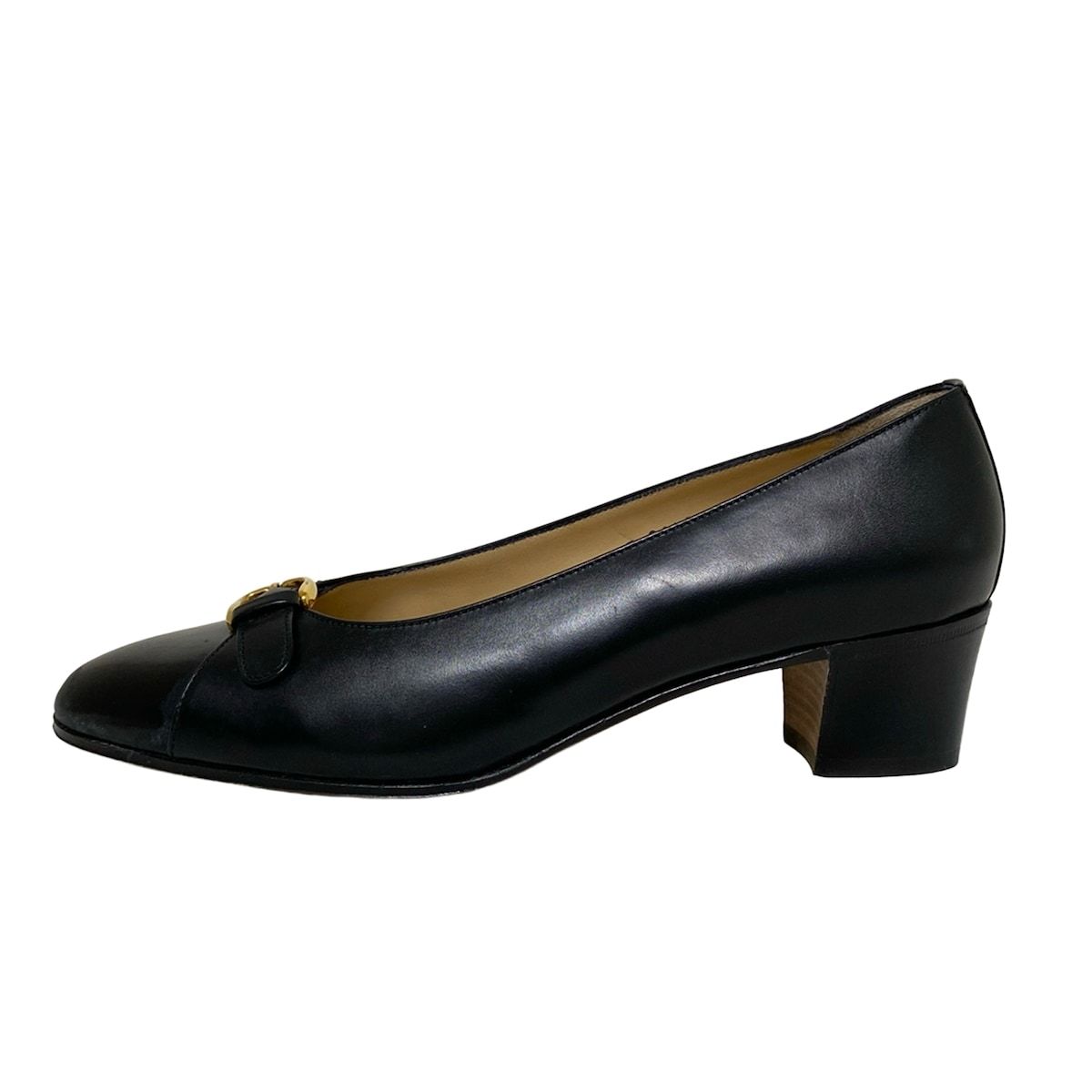 TANINO CRISCI タニノクリスチー パンプス 36 レディース - 黒 レザー