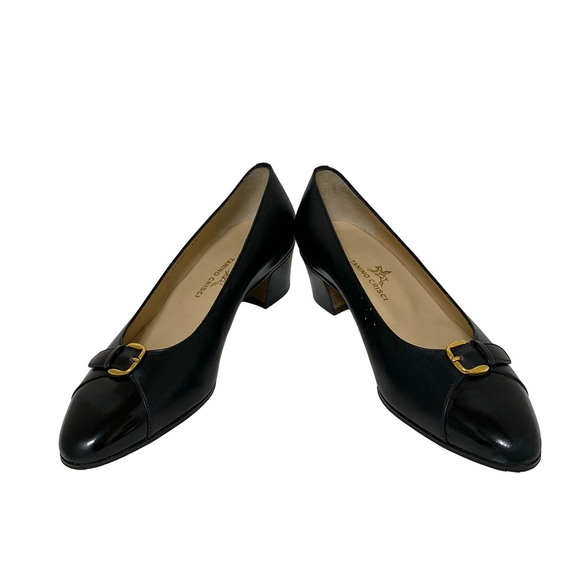 TANINO CRISCI タニノクリスチー パンプス 36 レディース - 黒 レザー