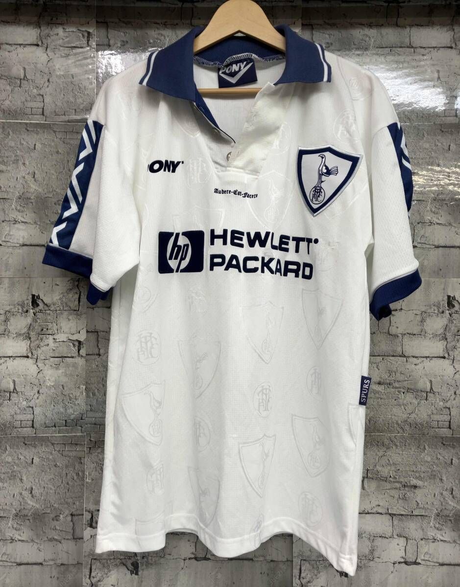 PONY トッテナム ホットスパーFC 428 95/97 サイズM ホワイト ネイビー