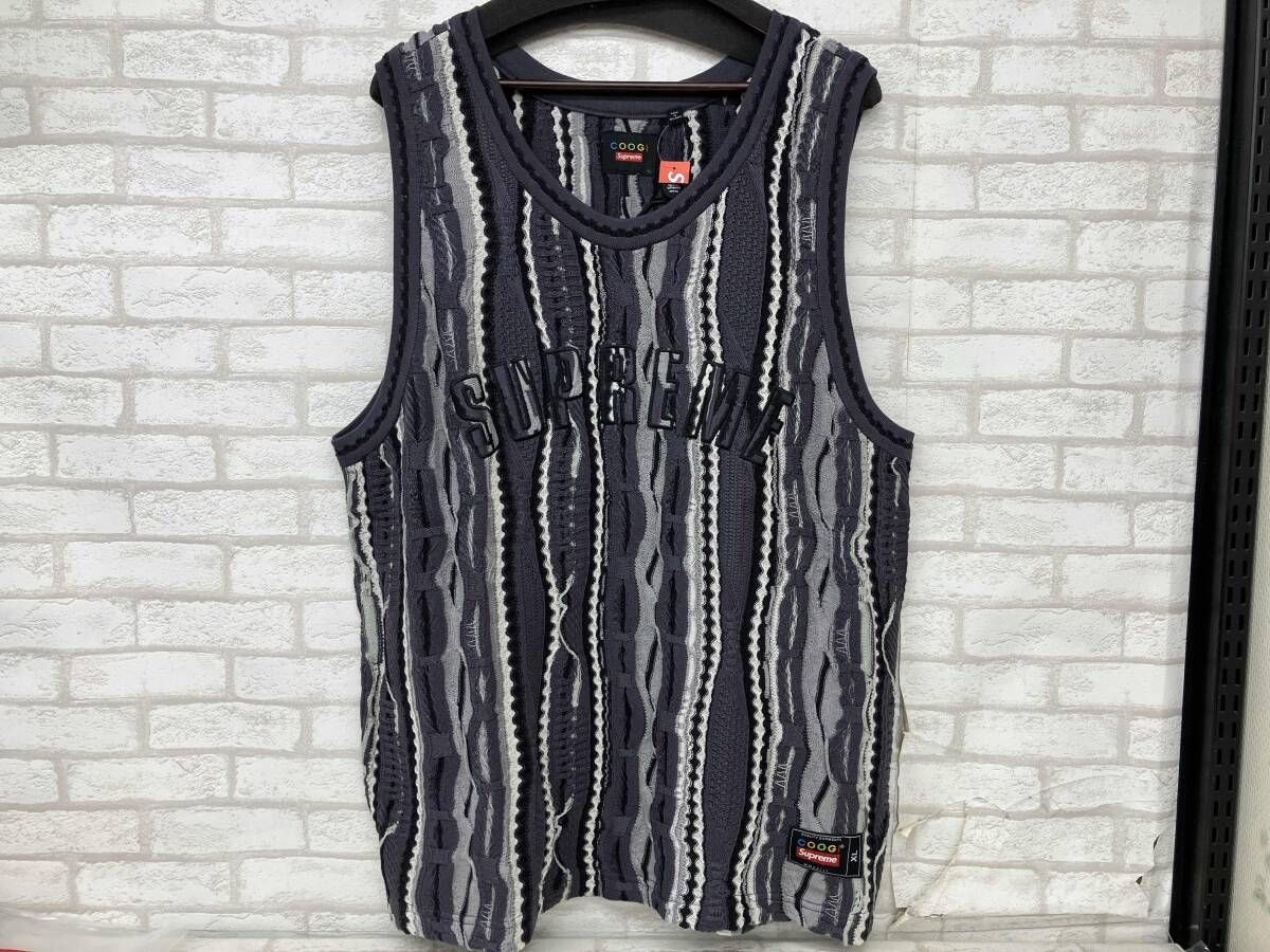 Supreme × COOGI BasketBall Jersey シュプリーム クージー グレー 23ss ストリート メンズ ノースリーブ ニット XL