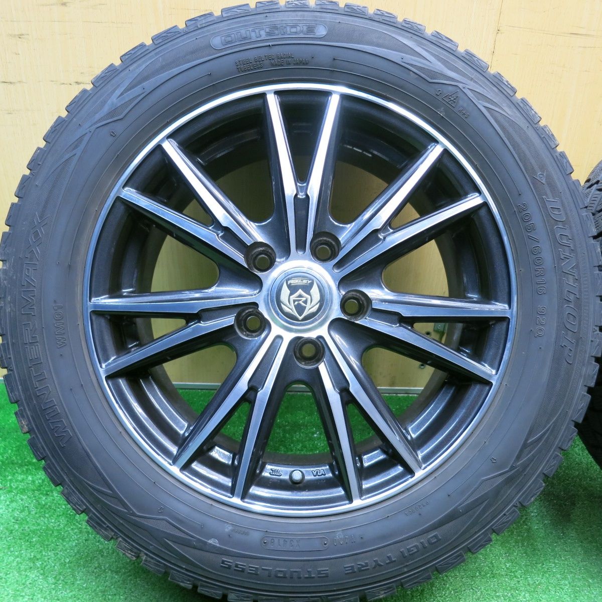 4本価格☆スタッドレス 205/60R16 ダンロップ ウインターマックス WM01